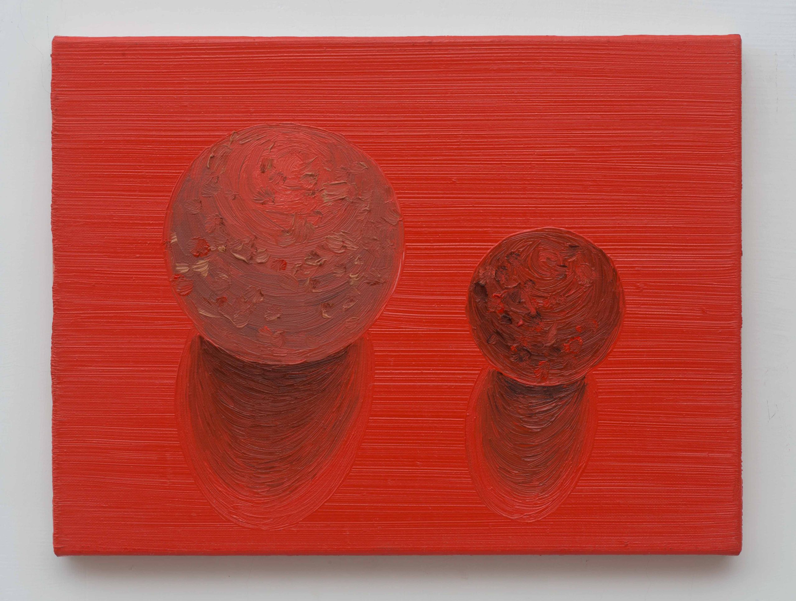 Katalin KÁLDI: Marbles, 2002, oil on canvas, 30 x 40 cm