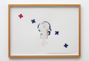 Júlia VÉCSEI: Presence, 2018, ink, Japanese watercolour, pencil, pen on paper, 29,7 x 42 cm