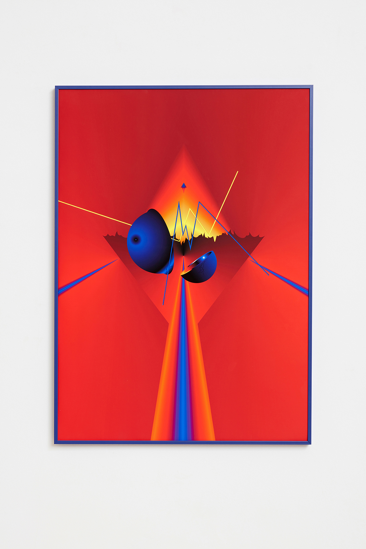 Zsolt MOLNÁR: Experiment, 2021, giclée print, collage, 70 × 50 cm
