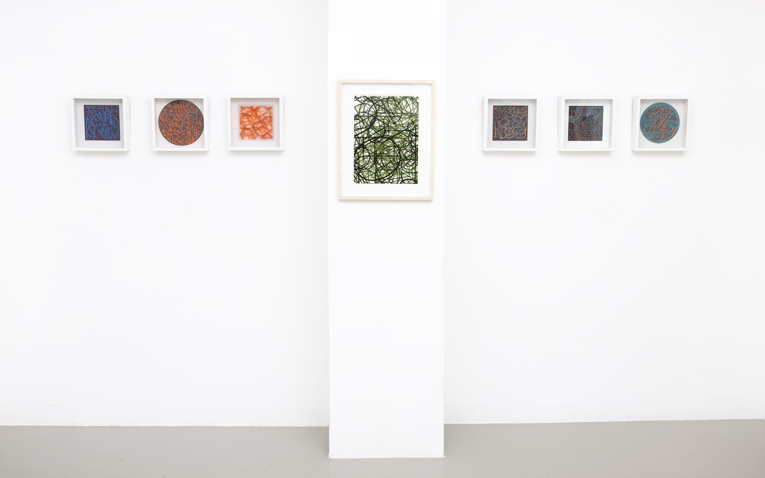 Hardly Readable Works, Installation view, 2022, Kisterem