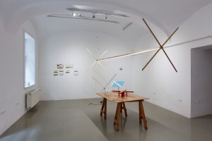 Installation view with works of Ádám KOKESCH, 2022, Kisterem