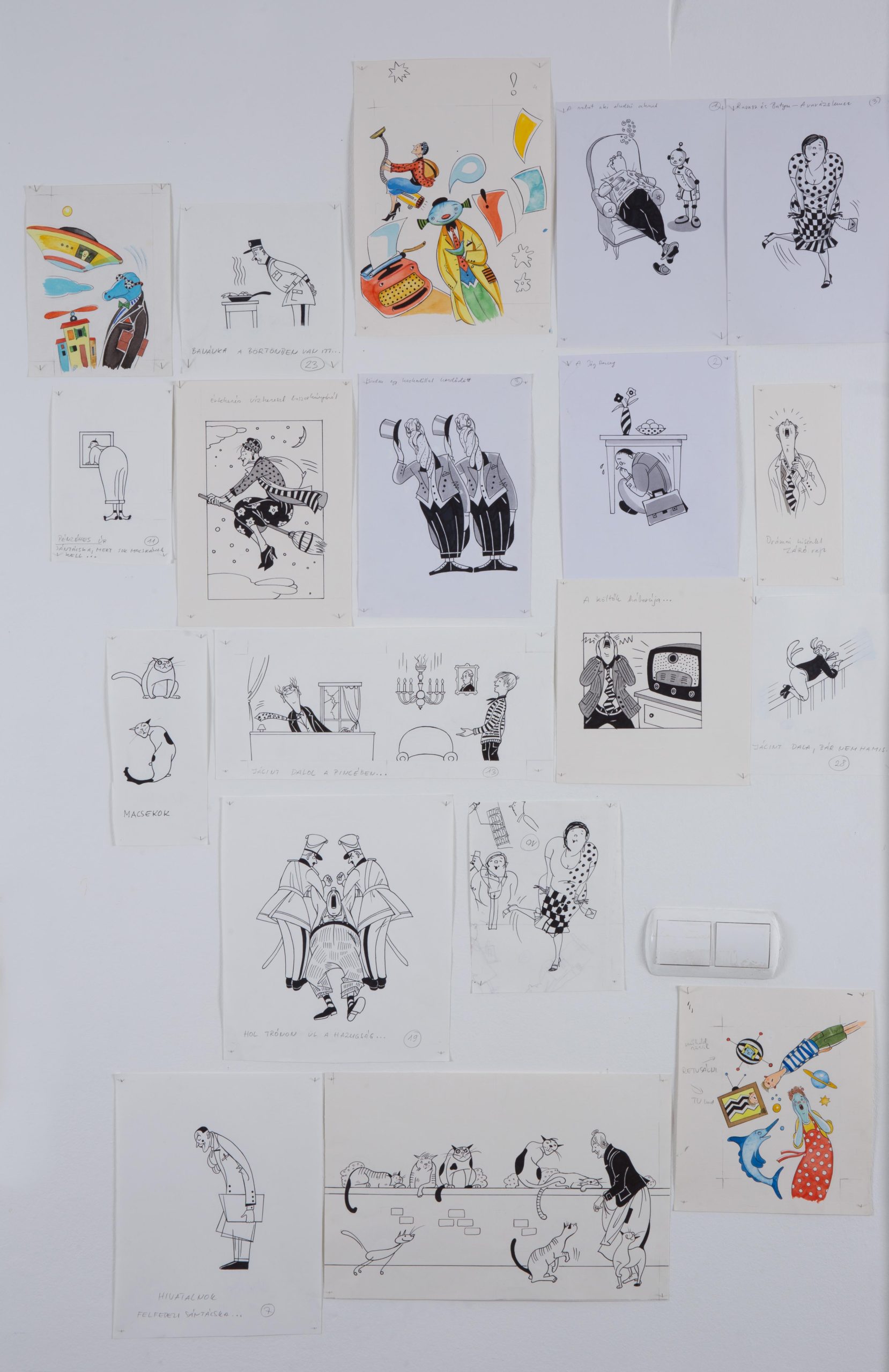 Book Illustration, installation view, Kisterem, 2015