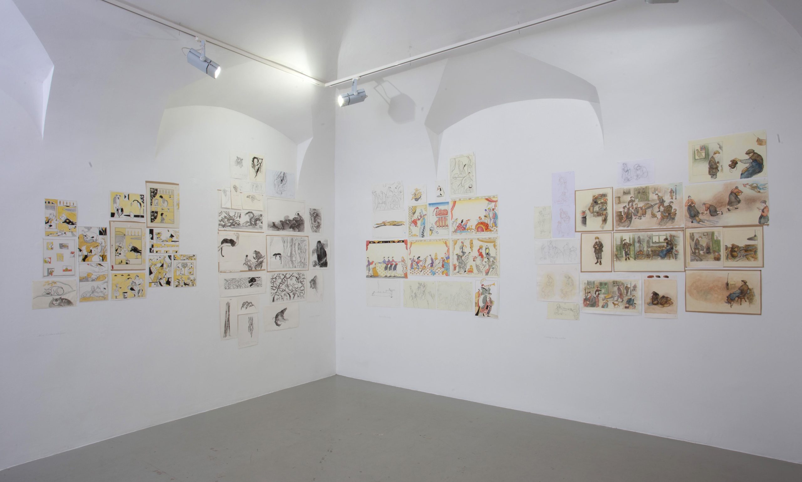 Book Illustration, installation view, Kisterem, 2015