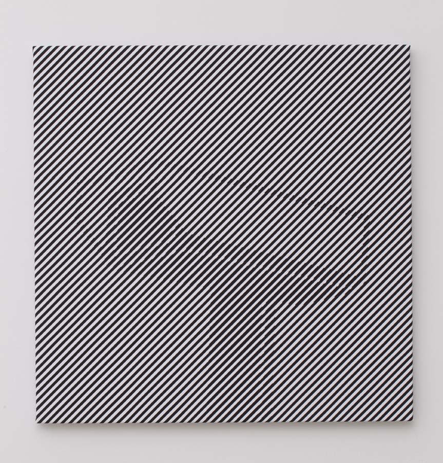 János FODOR: Cipher, 2013, print on canvas, 60 x 60 cm