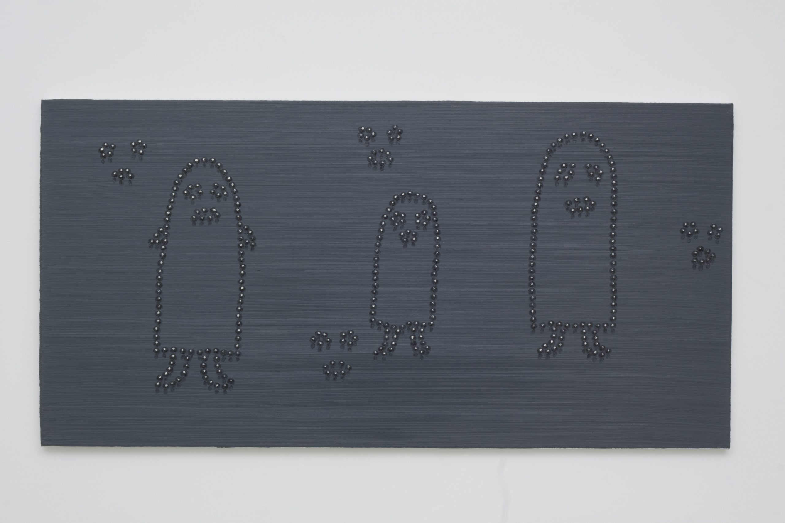 Katalin KÁLDI: Small Ghosts, 2011, oil on canvas, 35 x 55 cm 