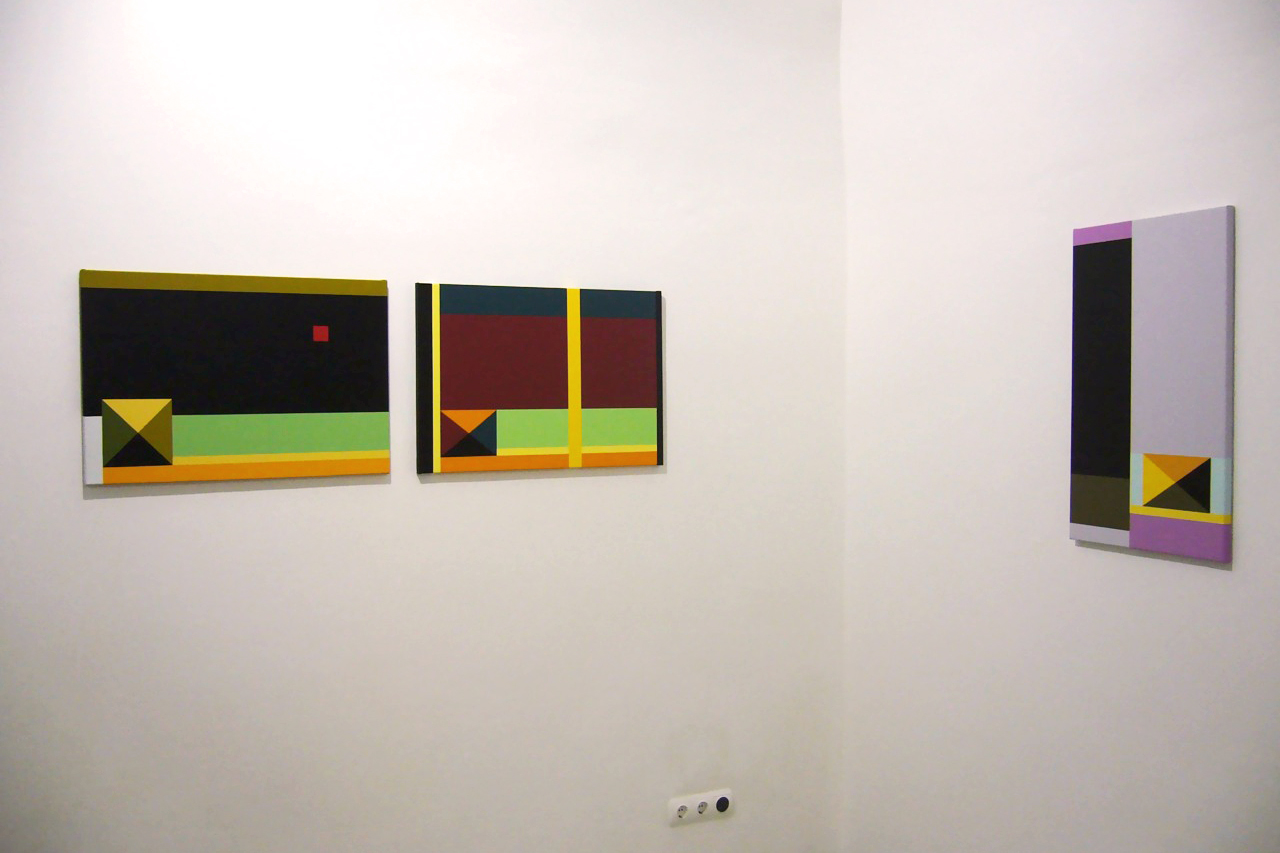 Installation view with works of Imre BAK, Kisterem, 2010