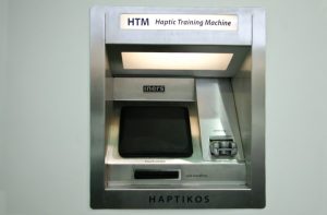 Antal LAKNER: Haptic Training Machine, 2009, metal, plastic, rubber