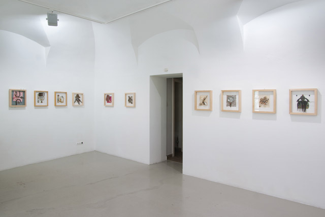 Installation view with works of Daneil SPOERRI, Kisterem, 2011