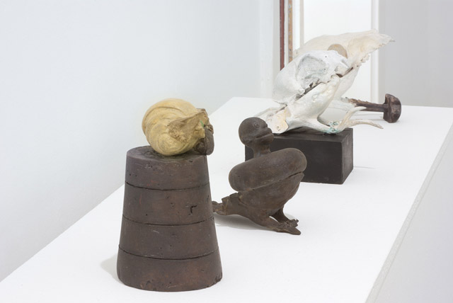 Installation view with works of Daniel SPOERRI, Kisterem, 2011