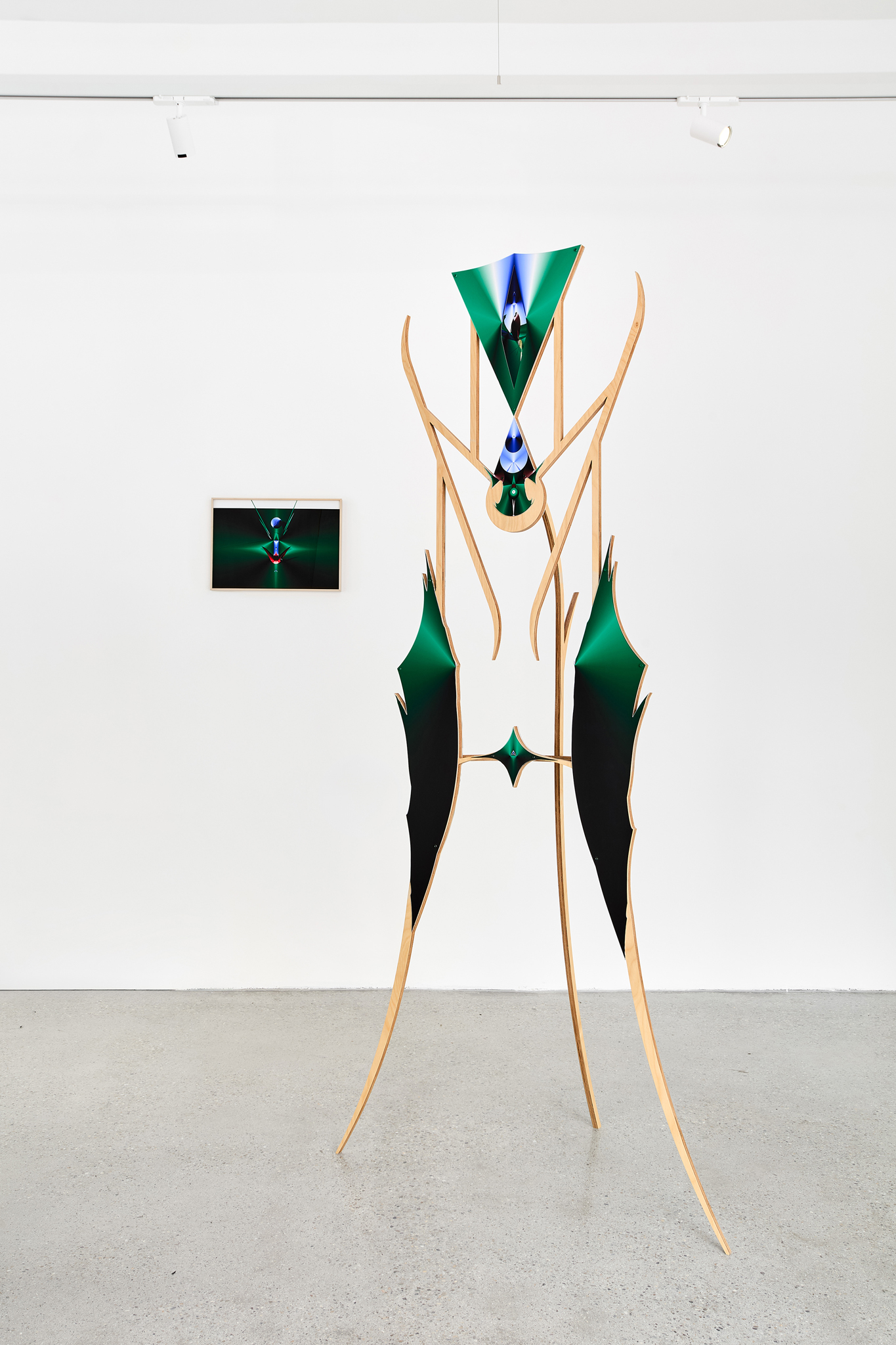 Foliage Head, installation view, 2026