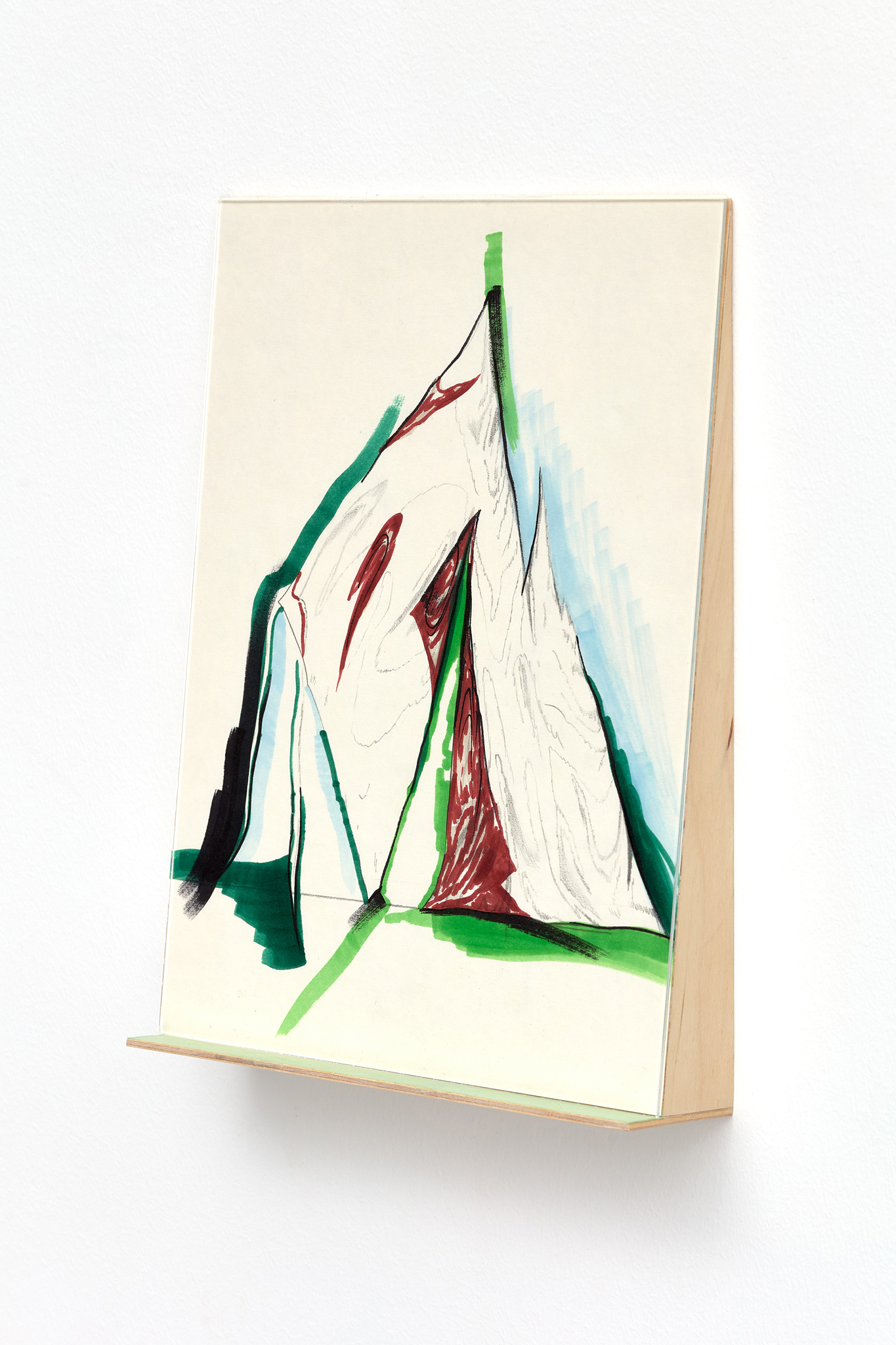 Zsolt MOLNÁR: Sketch Installations I–V, 2026, mixed media, dimensions variable